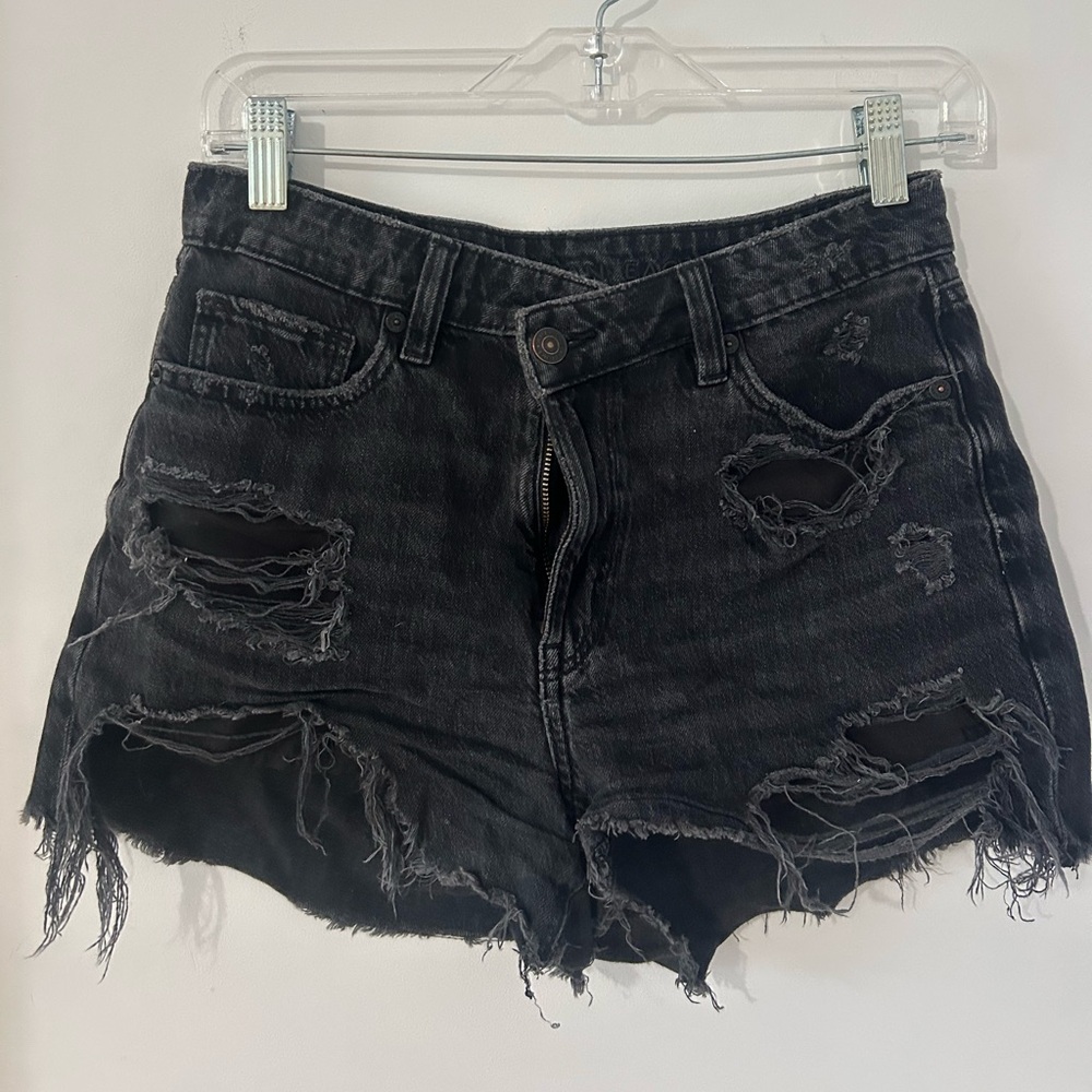 American Eagle Cross over Jean shorts